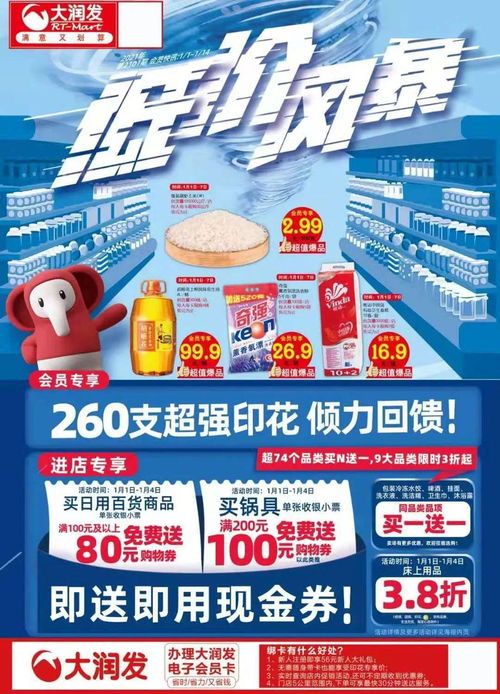 新年第一 彈 梧州大潤發(fā) 低價風暴 ,260支印花傾力回饋